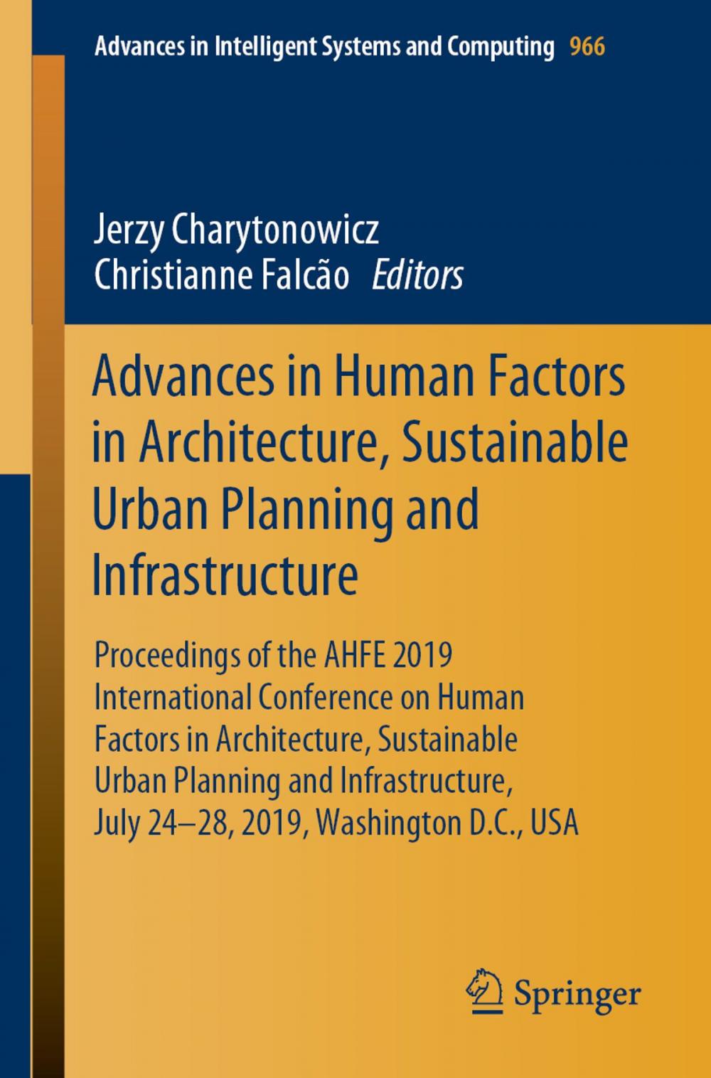 Big bigCover of Advances in Human Factors in Architecture, Sustainable Urban Planning and Infrastructure