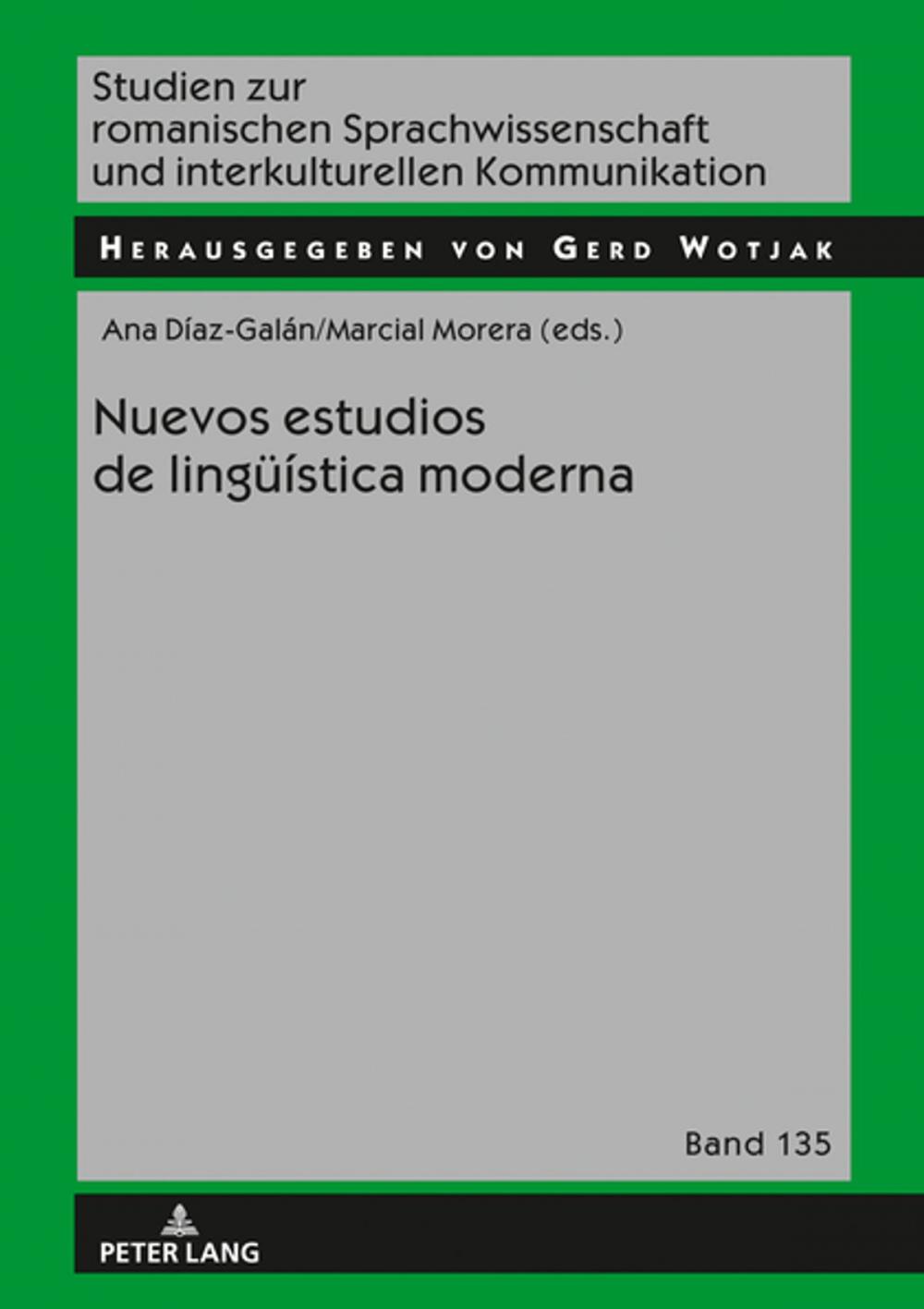 Big bigCover of Nuevos estudios de lingueística moderna