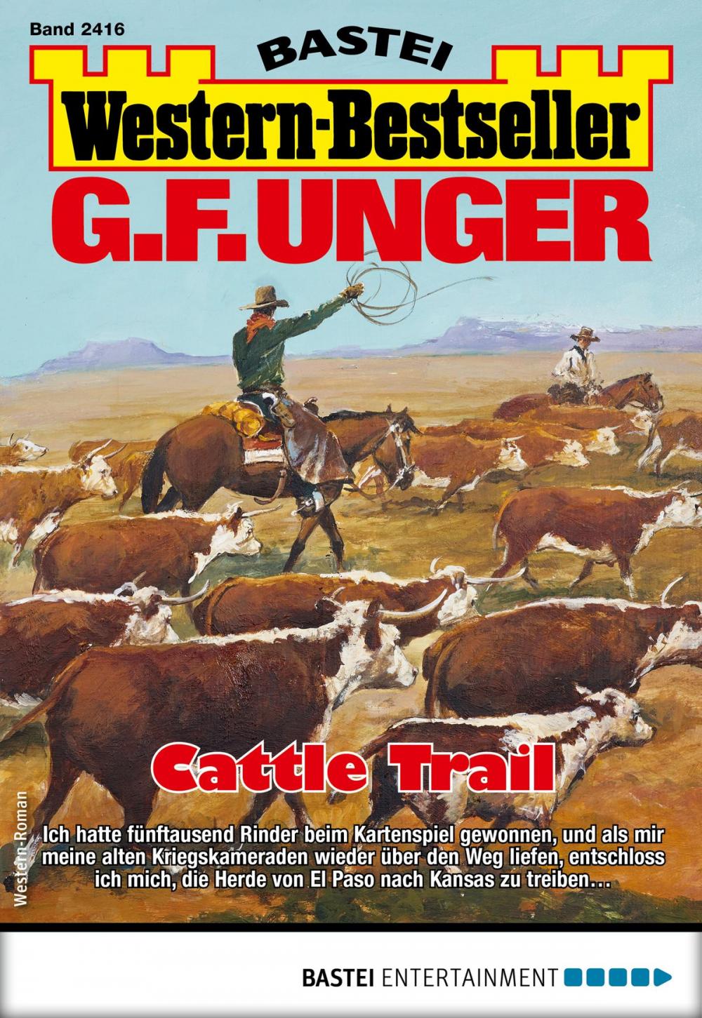 Big bigCover of G. F. Unger Western-Bestseller 2416 - Western