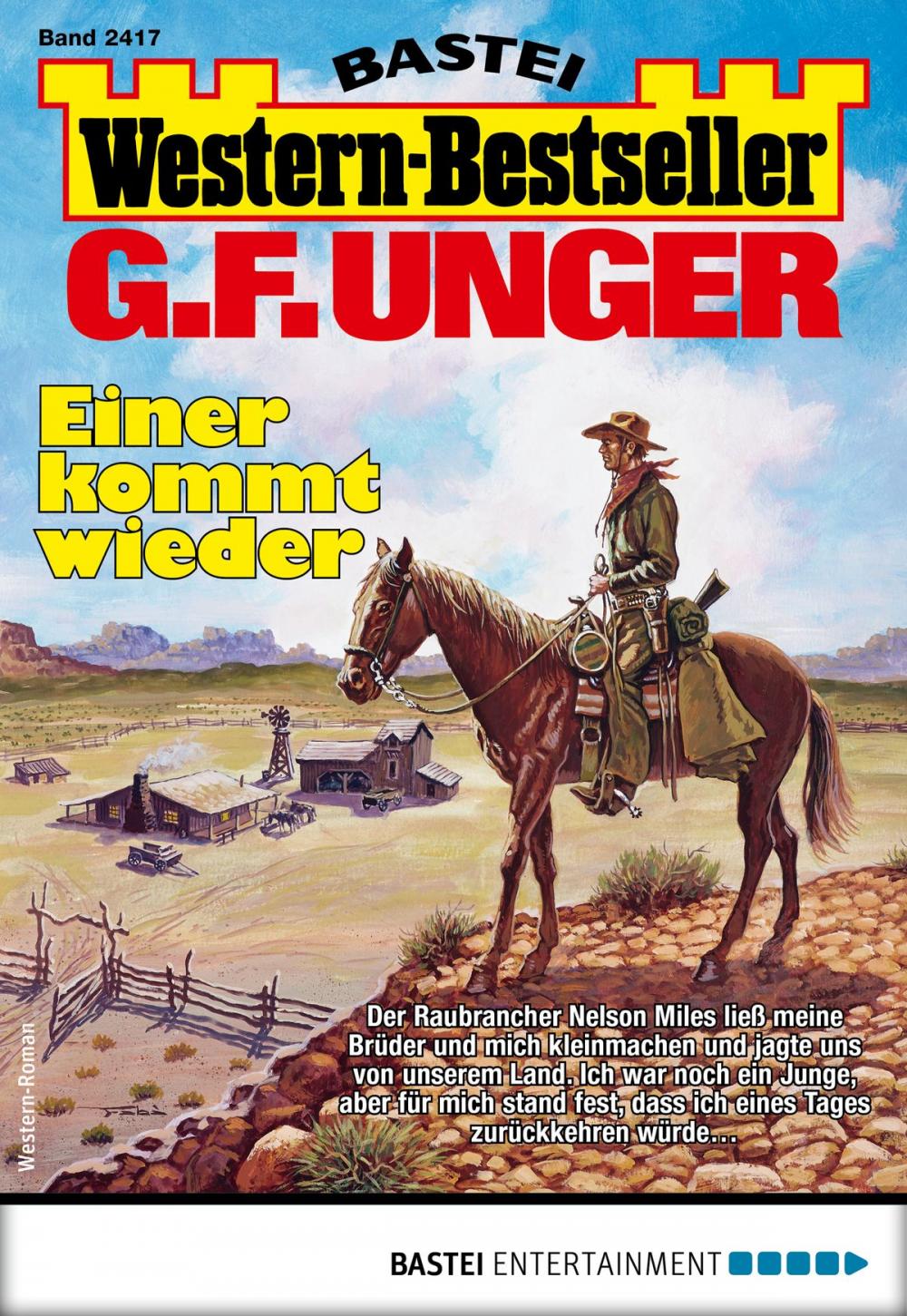 Big bigCover of G. F. Unger Western-Bestseller 2417 - Western