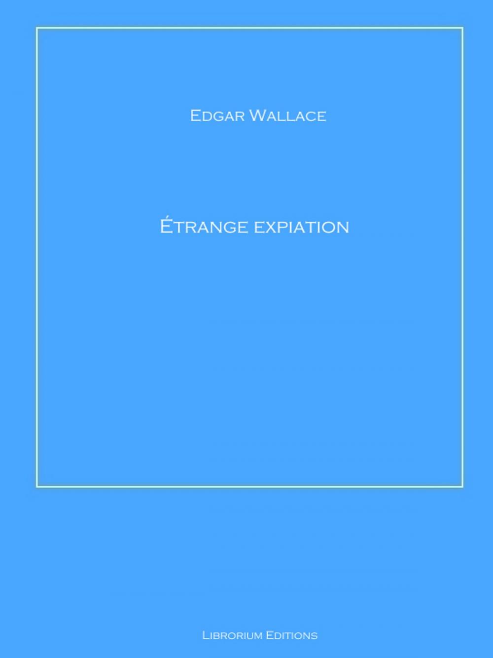 Big bigCover of Étrange expiation