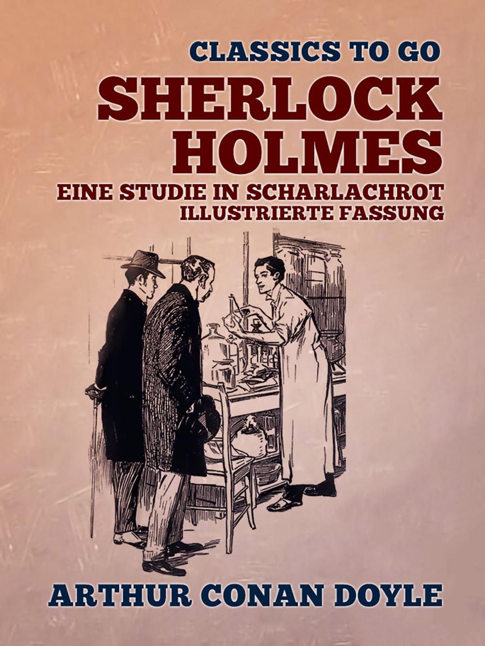 Big bigCover of Sherlock Holmes Eine Studie in Scharlachrot Illustrierte Fassung