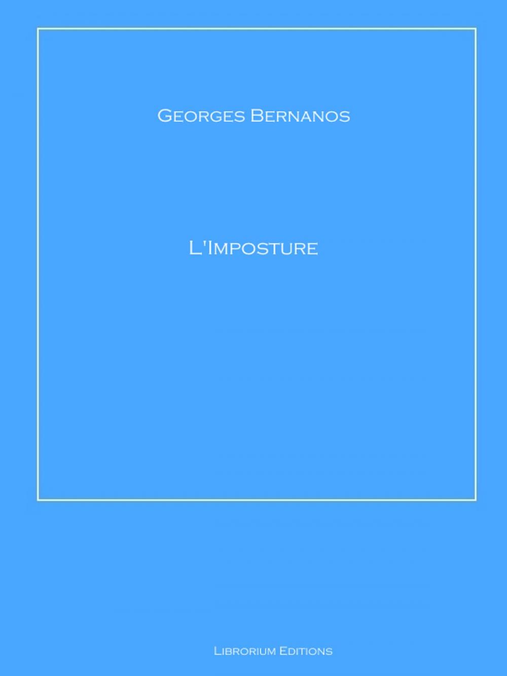 Big bigCover of L'Imposture