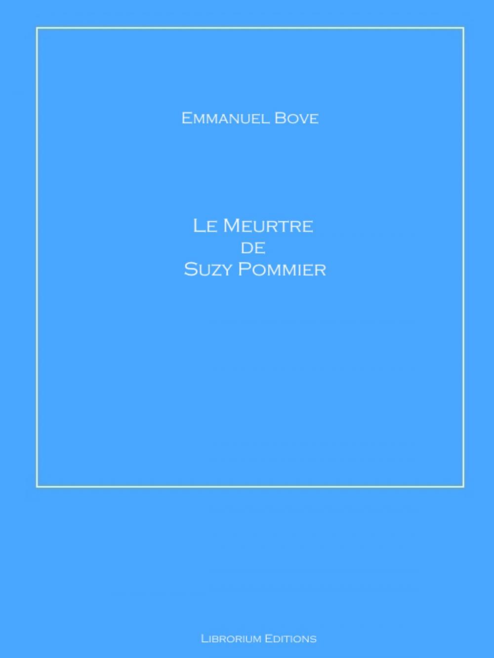 Big bigCover of Le Meurtre de Suzy Pommier