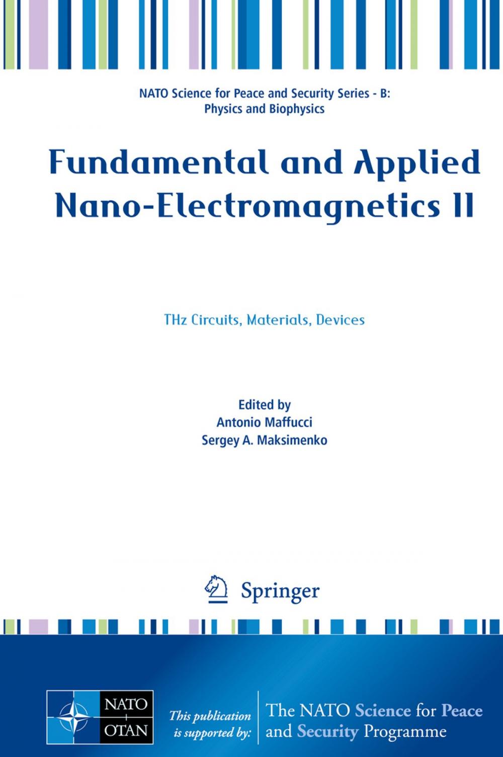 Big bigCover of Fundamental and Applied Nano-Electromagnetics II