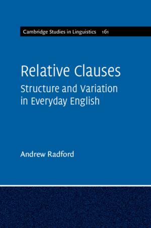 bigCover of the book Relative Clauses by 