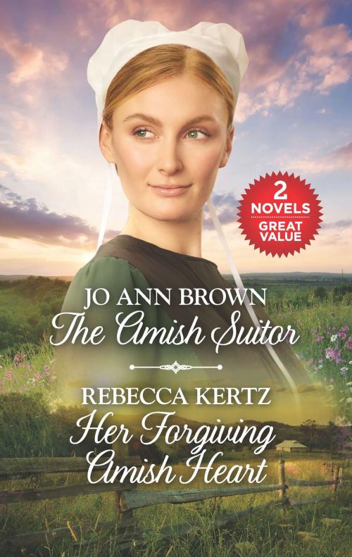 Cover of the book The Amish Suitor and Her Forgiving Amish Heart by Jo Ann Brown, Rebecca Kertz, Harlequin