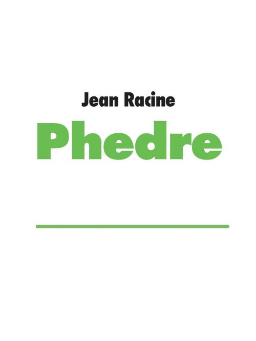 Cover of the book Phedre by Jean Racine, Books on Demand