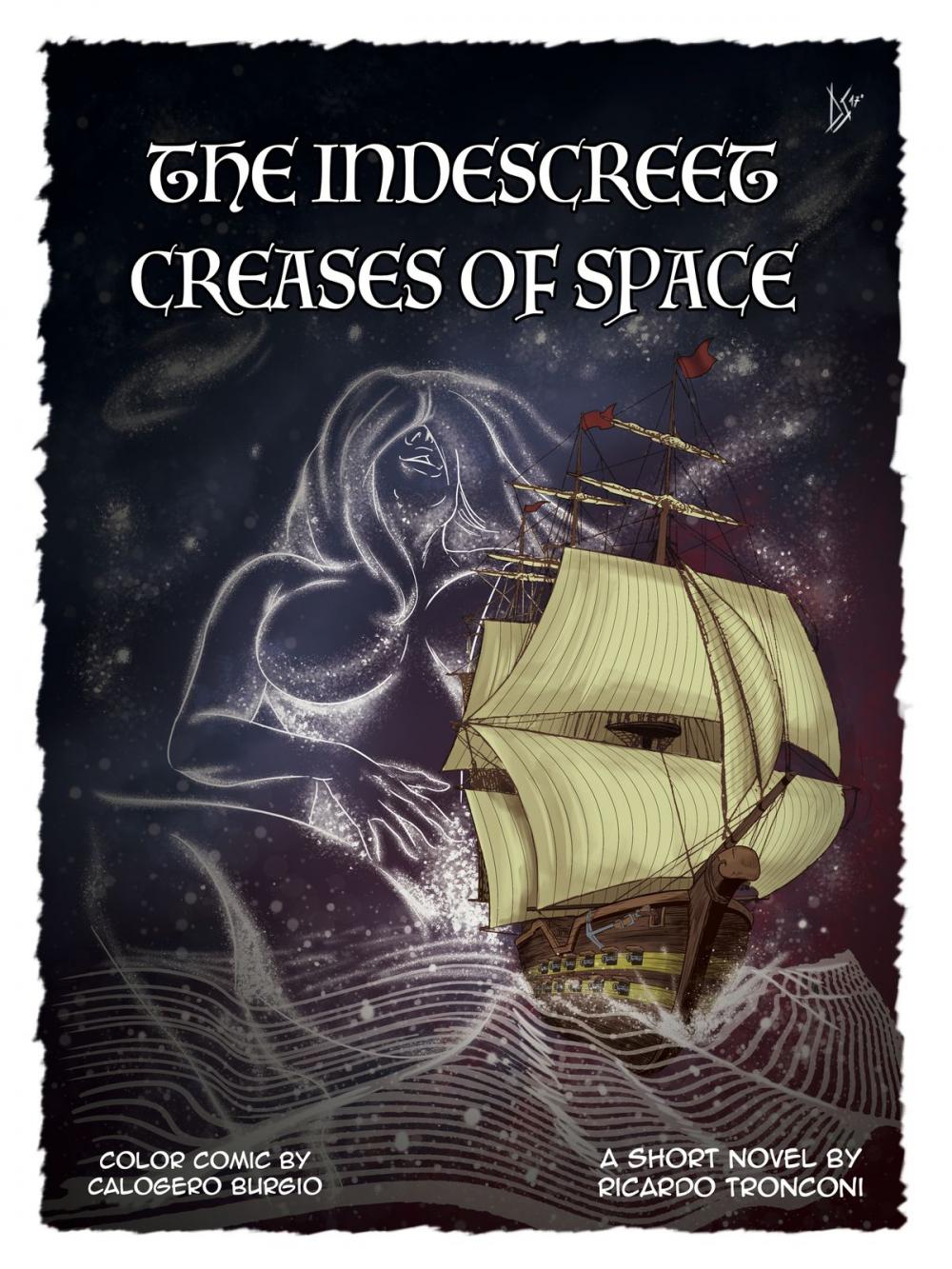 Big bigCover of The indescreet creases of space - colored comic