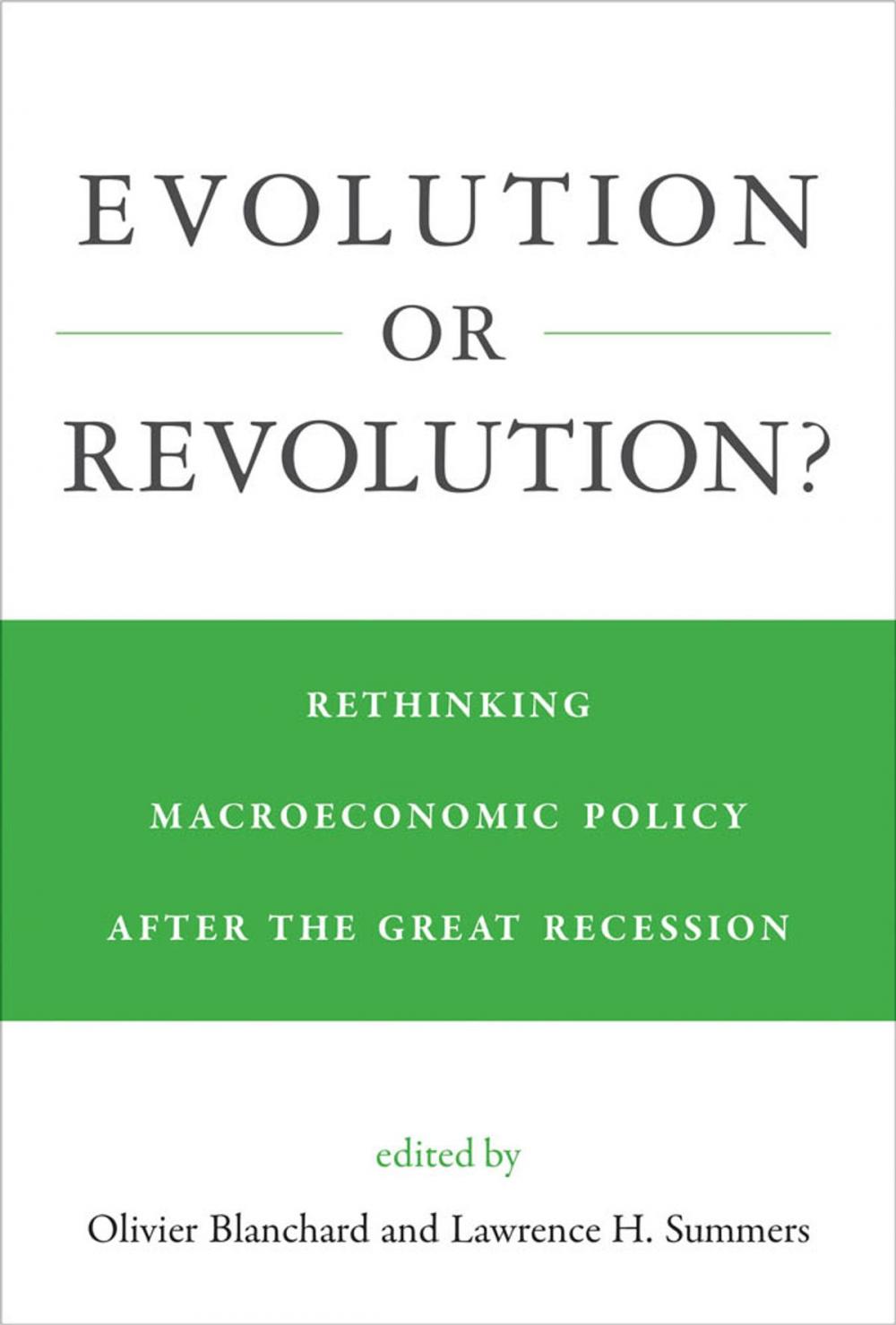 Big bigCover of Evolution or Revolution?