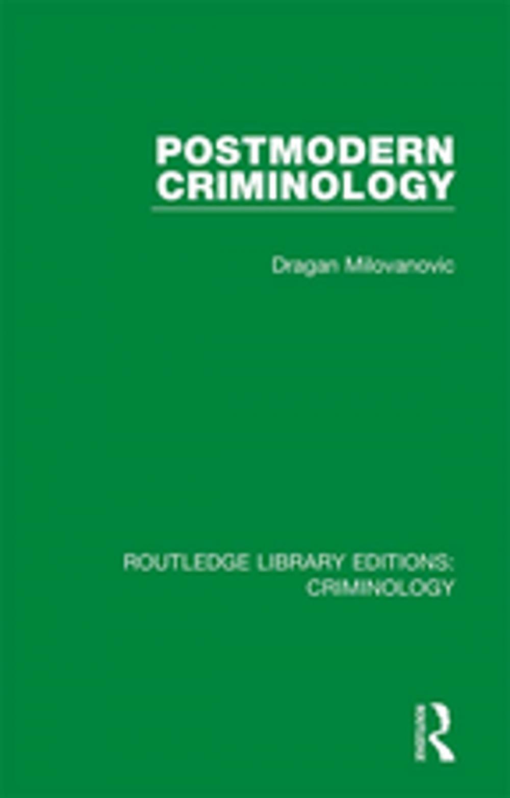 Big bigCover of Postmodern Criminology