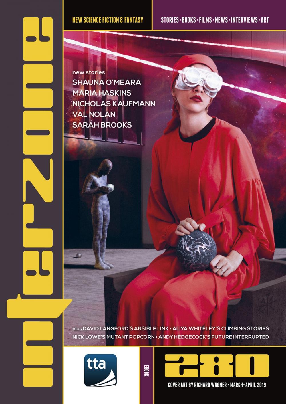 Big bigCover of Interzone #280 (March-April 2019)