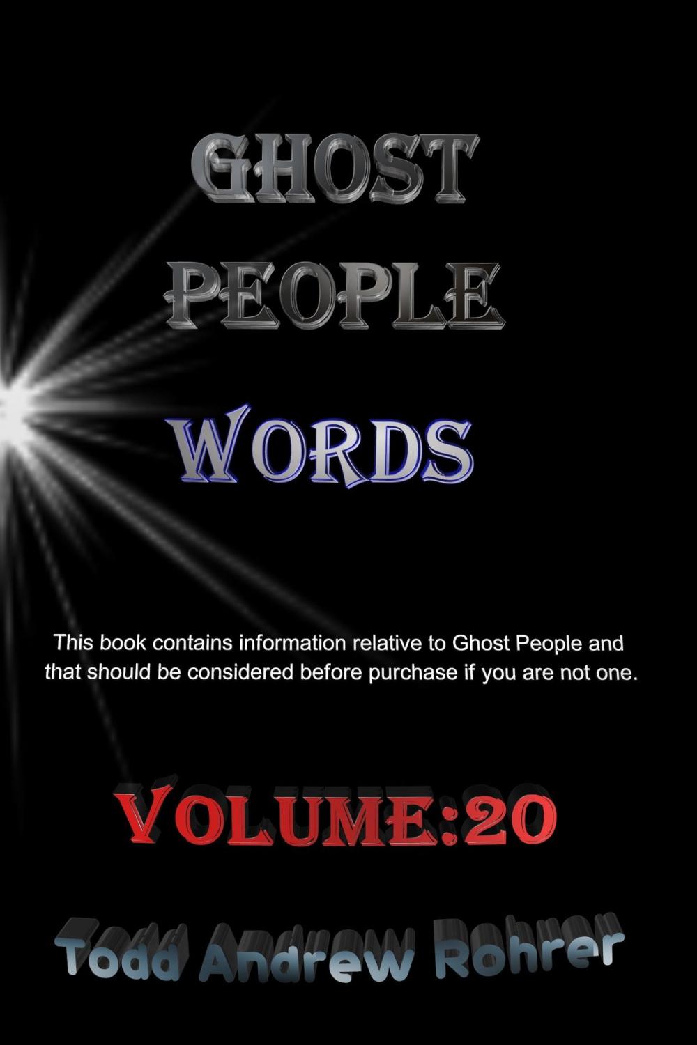 Big bigCover of Ghost People Words: Volume:20