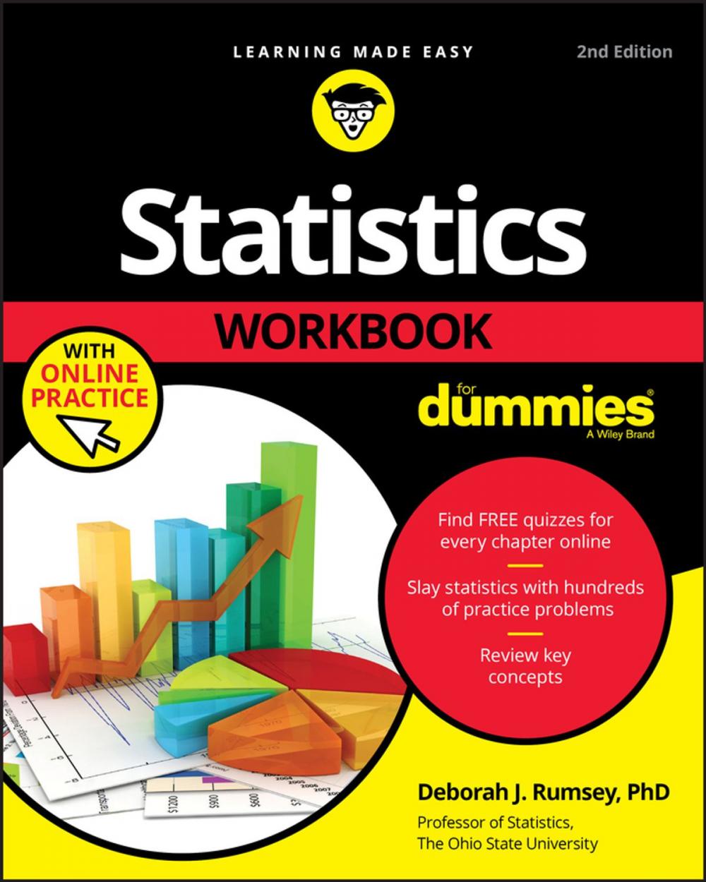 Big bigCover of Statistics Workbook For Dummies with Online Practice