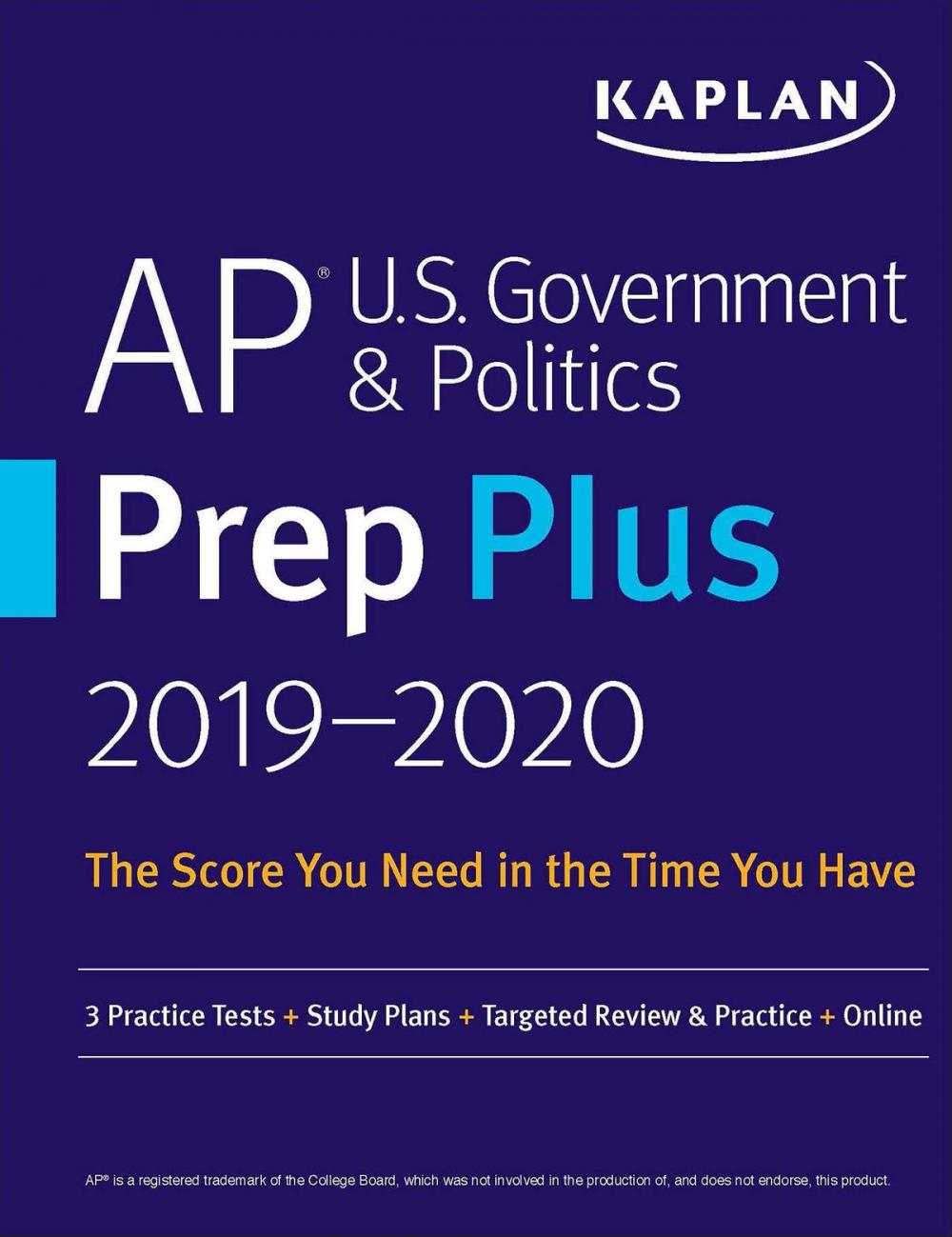 Big bigCover of AP U.S. Government & Politics Prep Plus 2019-2020