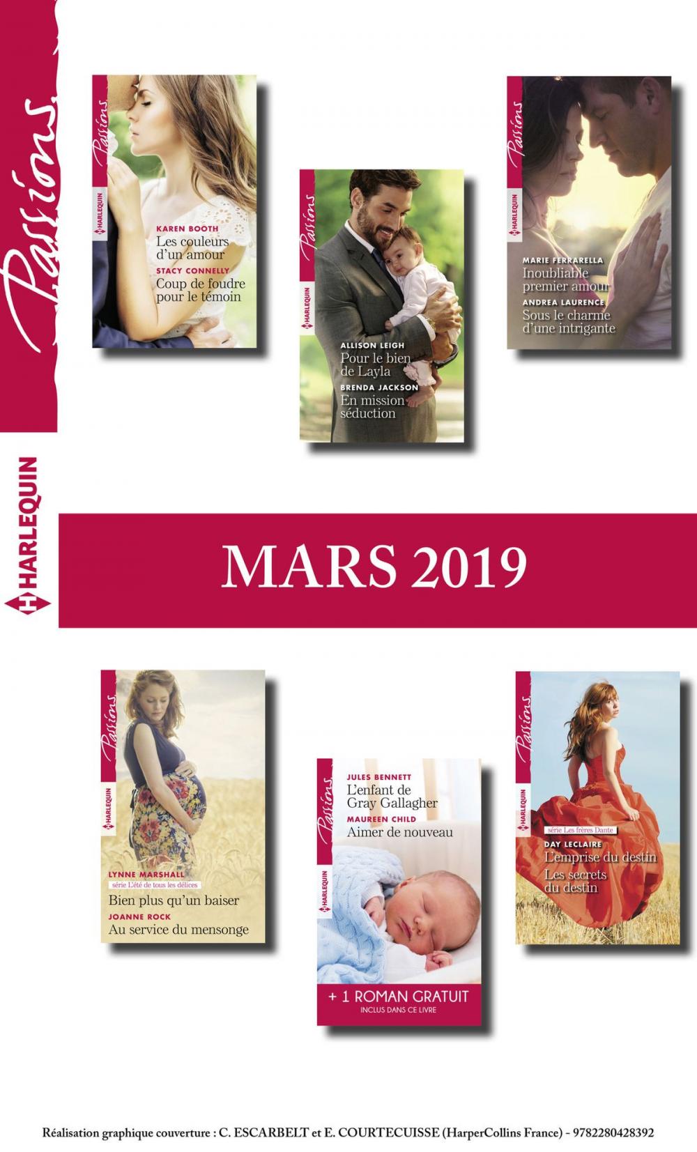 Big bigCover of 12 romans Passions + 1 gratuit (n°779 à 784 - Mars 2019)