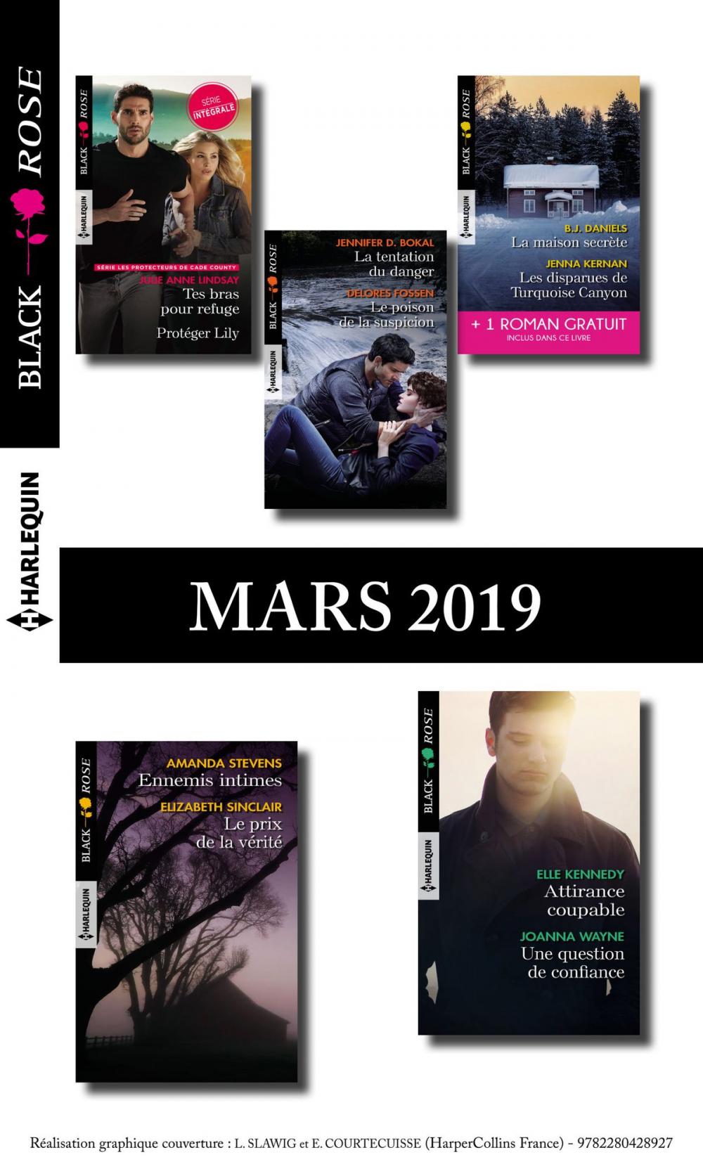 Big bigCover of 10 romans Black Rose + 1 gratuit (n°523 à 527 - Mars 2019)