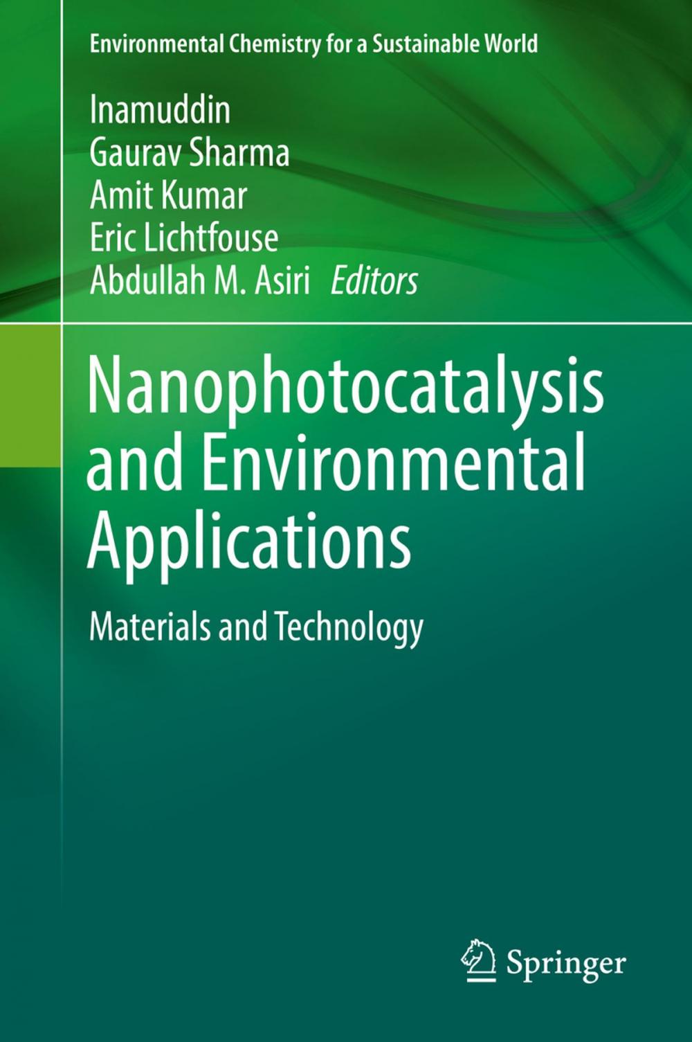 Big bigCover of Nanophotocatalysis and Environmental Applications
