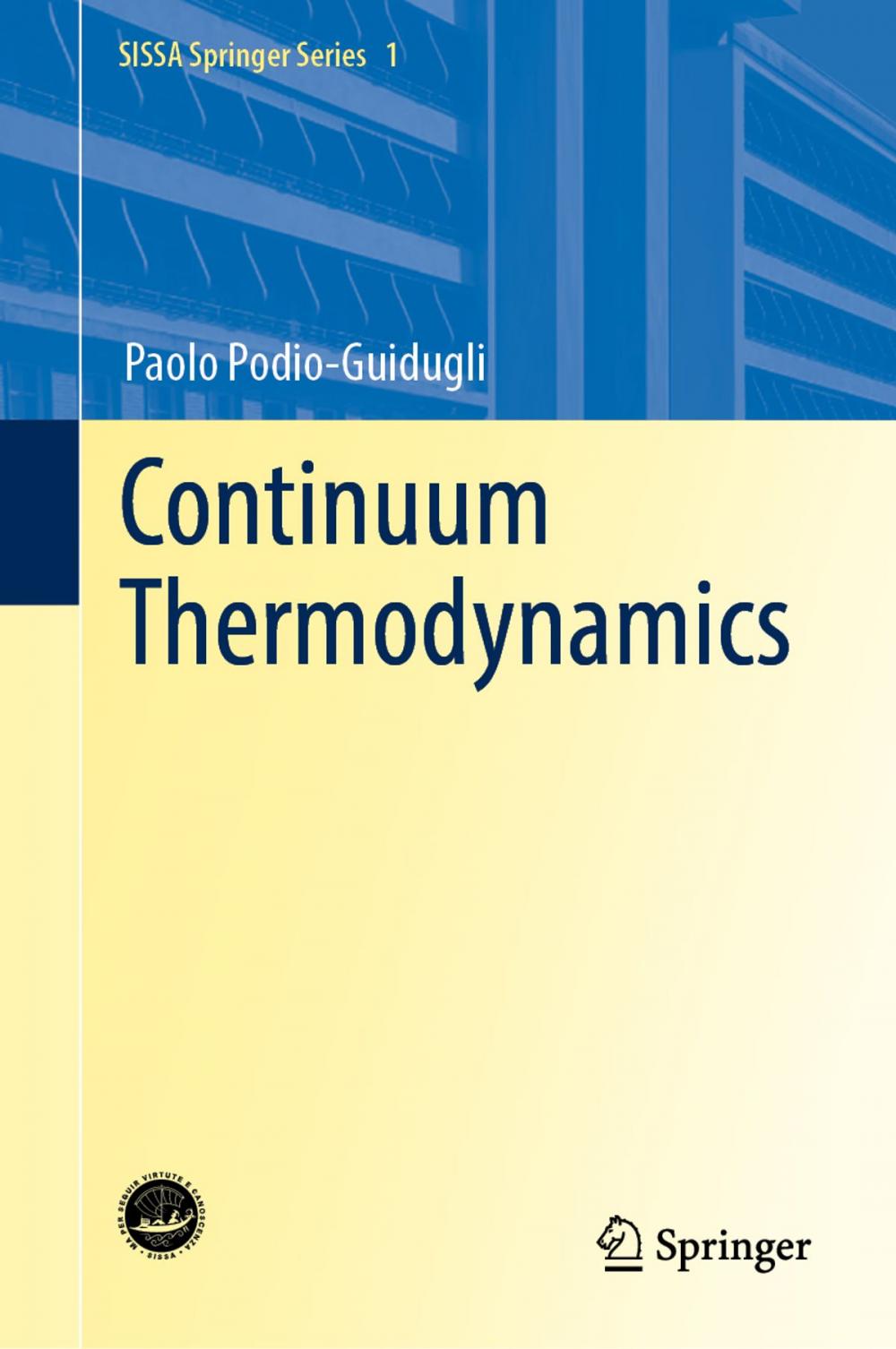 Big bigCover of Continuum Thermodynamics