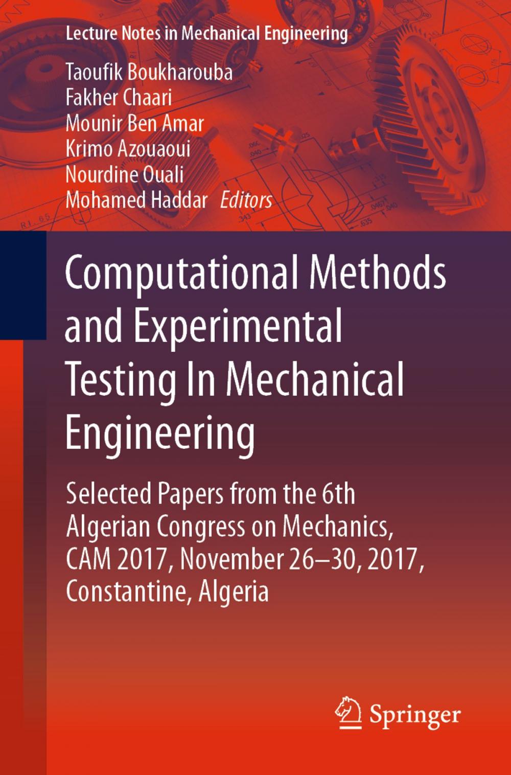 Big bigCover of Computational Methods and Experimental Testing In Mechanical Engineering