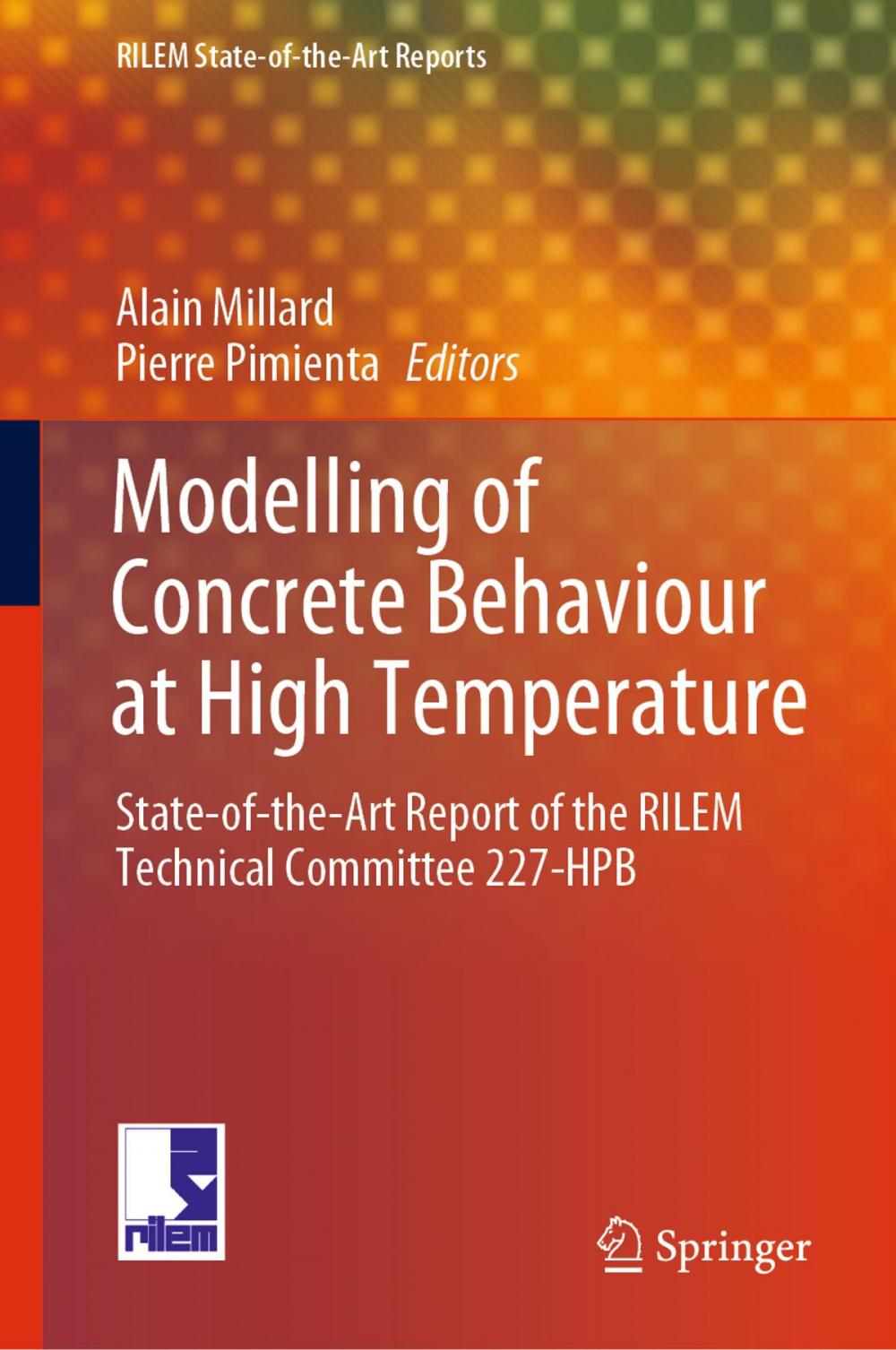 Big bigCover of Modelling of Concrete Behaviour at High Temperature