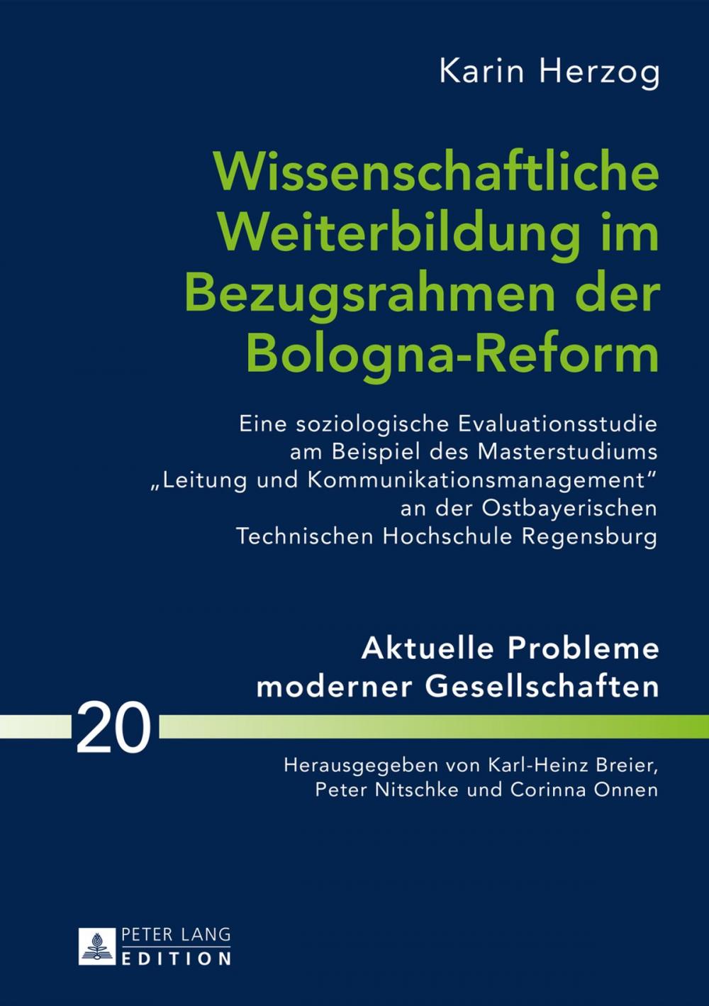 Big bigCover of Wissenschaftliche Weiterbildung im Bezugsrahmen der Bologna-Reform