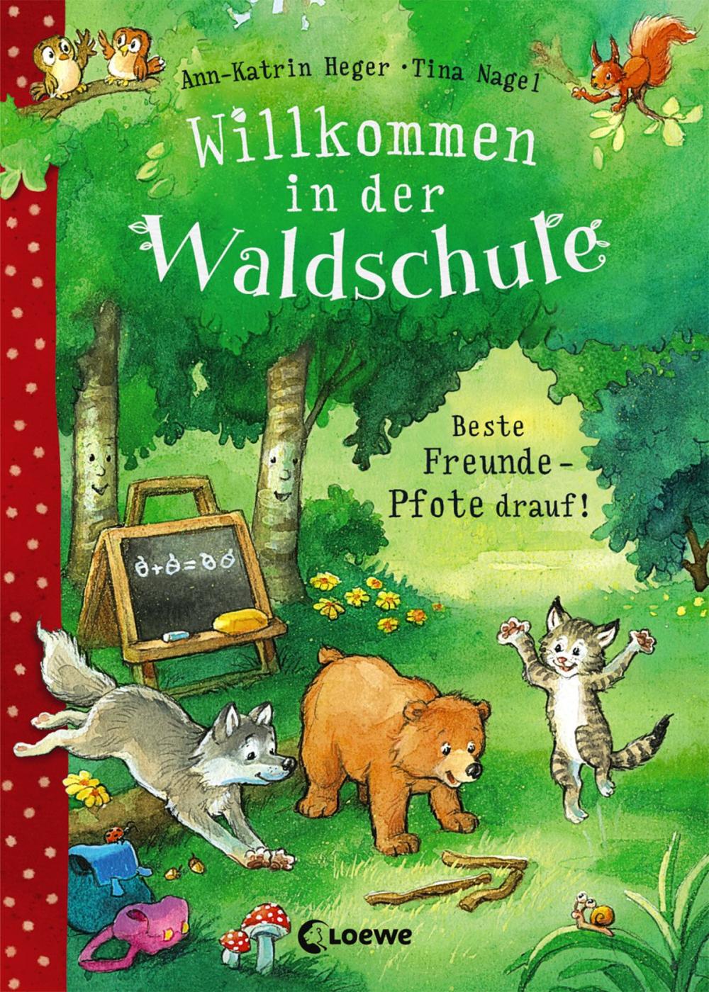 Big bigCover of Willkommen in der Waldschule 1 - Beste Freunde - Pfote drauf!