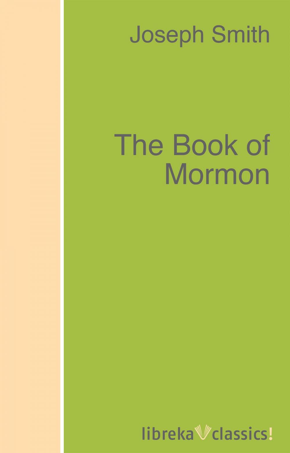 Big bigCover of The Book of Mormon