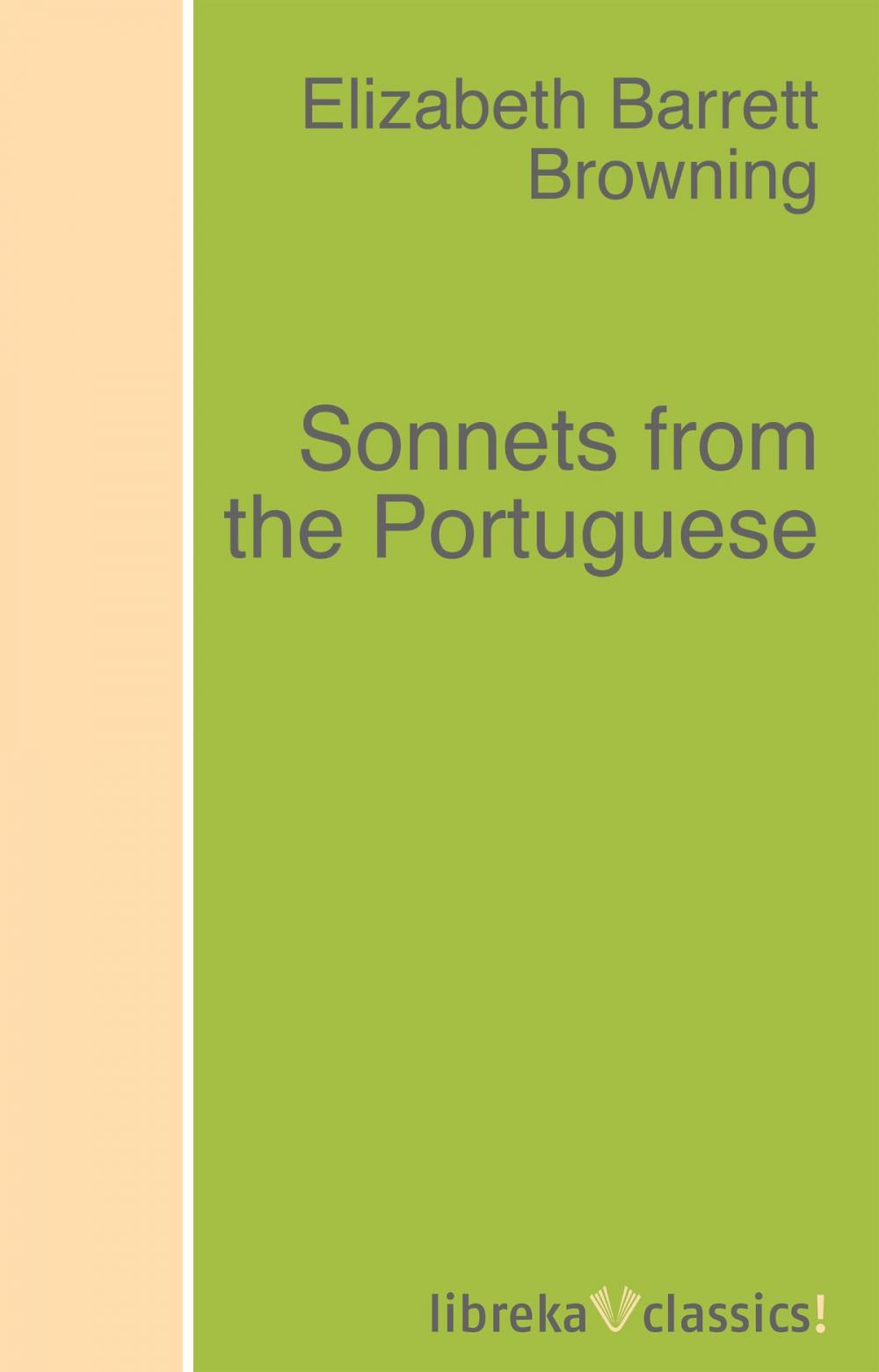 Big bigCover of Sonnets from the Portuguese