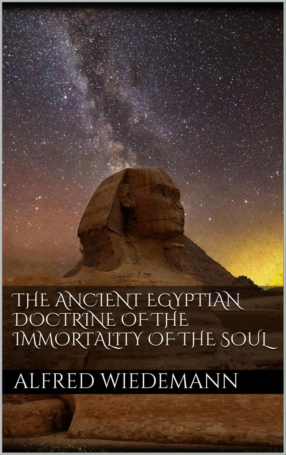 Big bigCover of The Ancient Egyptian Doctrine of the Immortality of the Soul