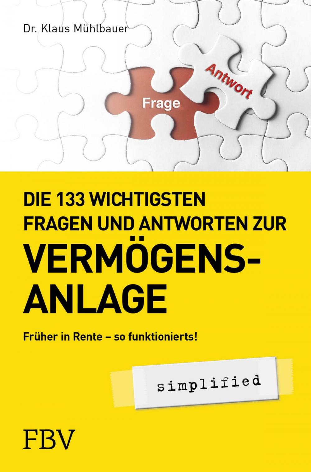 Big bigCover of Die 133 wichtigsten Fragen und Antworten zur Vermögensanlage simplified