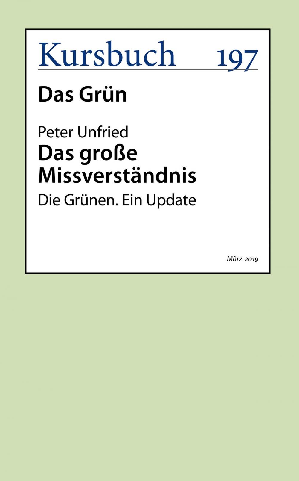 Big bigCover of Das große Missverständnis