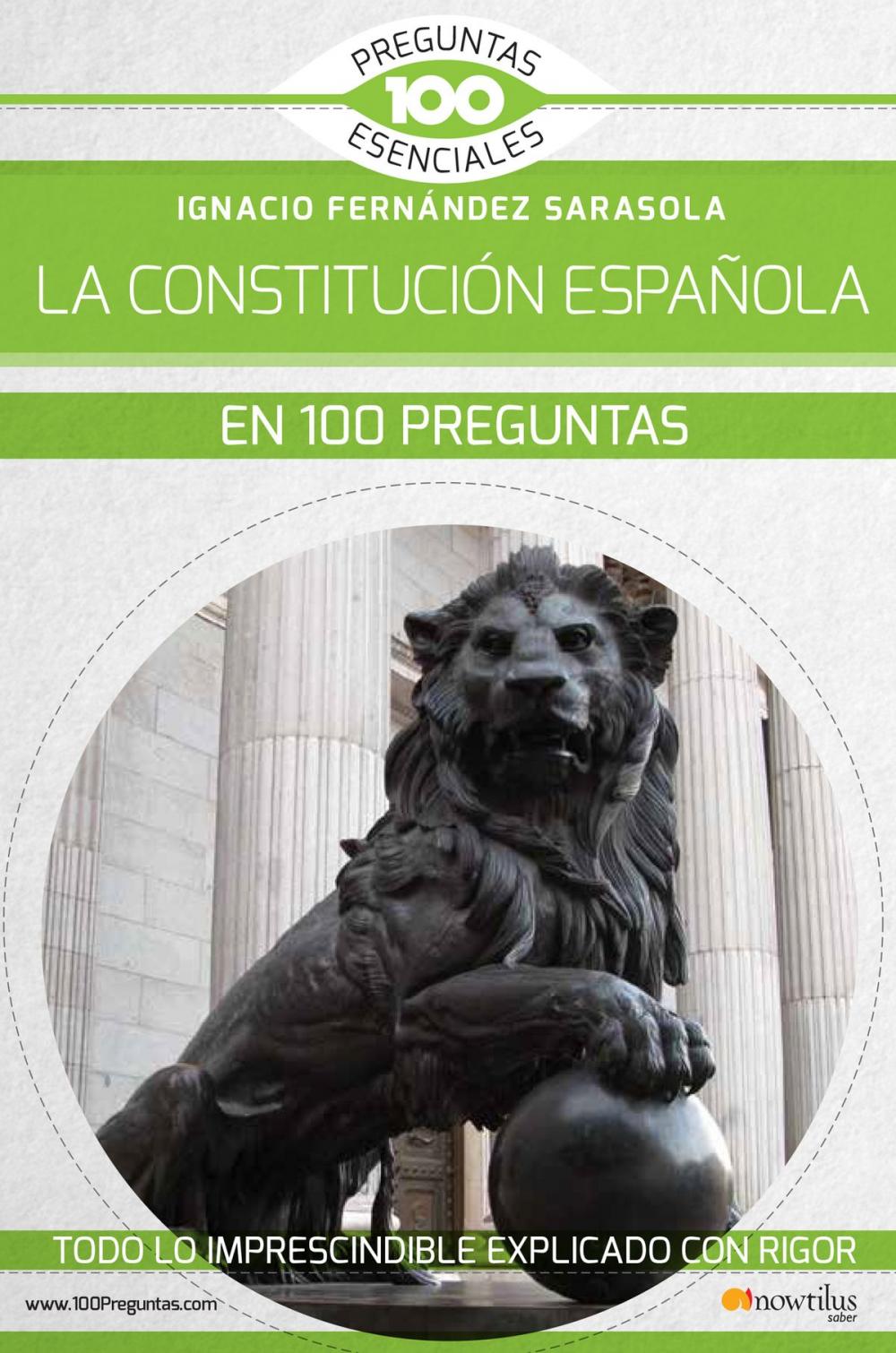 Big bigCover of La Constitución española en 100 preguntas