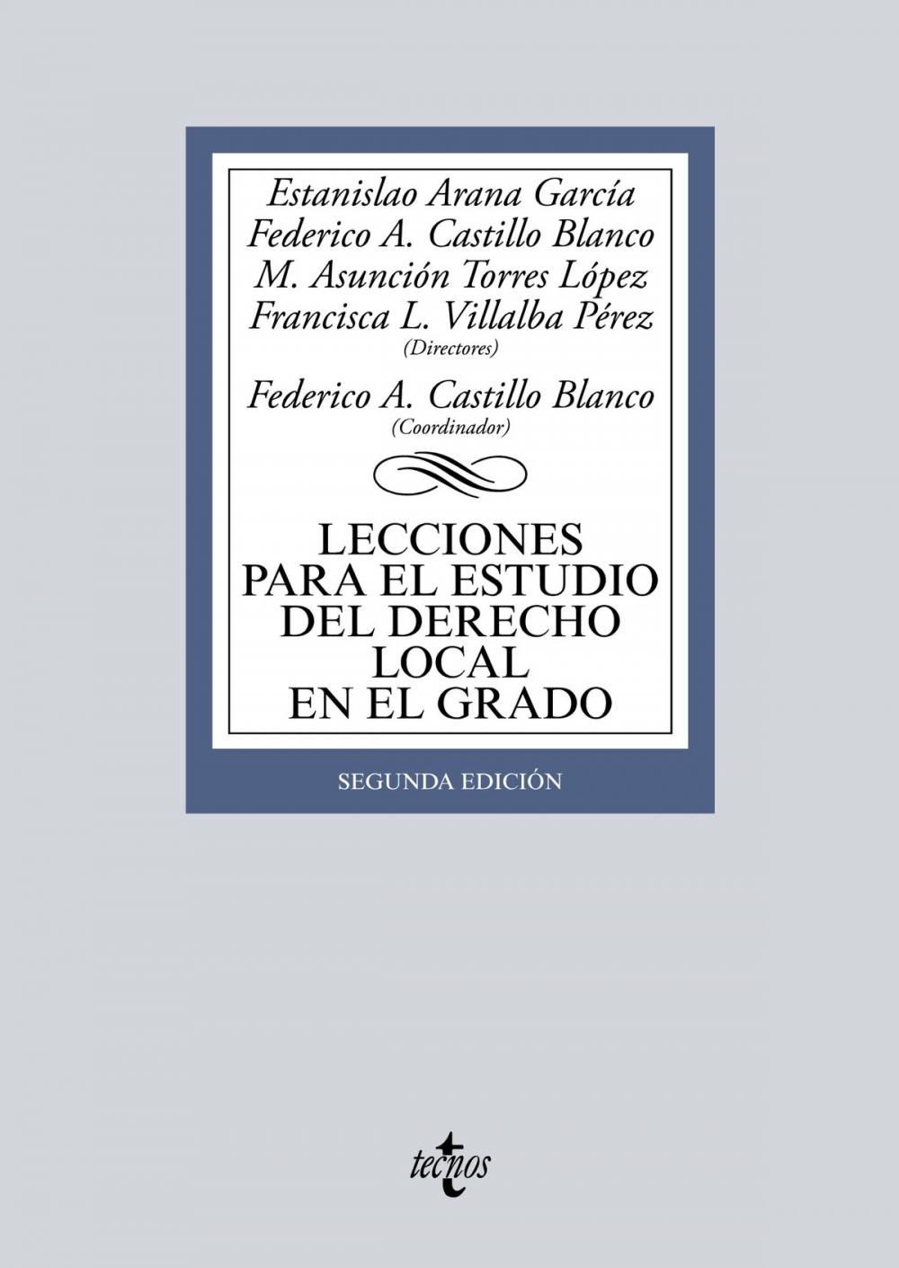 Big bigCover of Lecciones para el estudio del derecho local