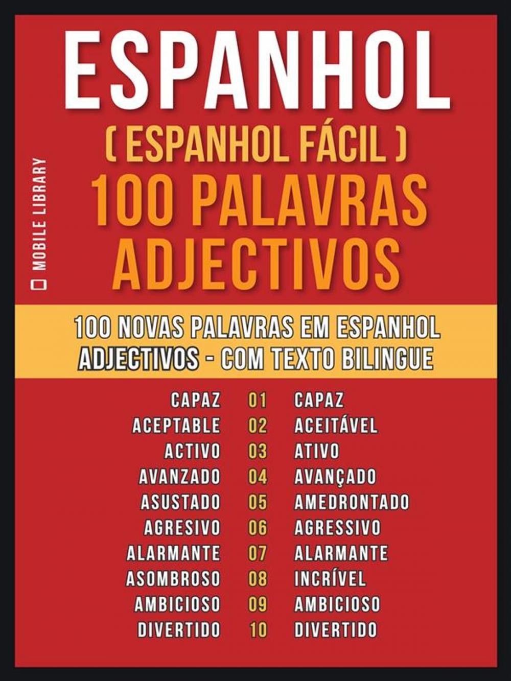 Big bigCover of Espanhol ( Espanhol Fácil ) 100 Palavras - Adjectivos