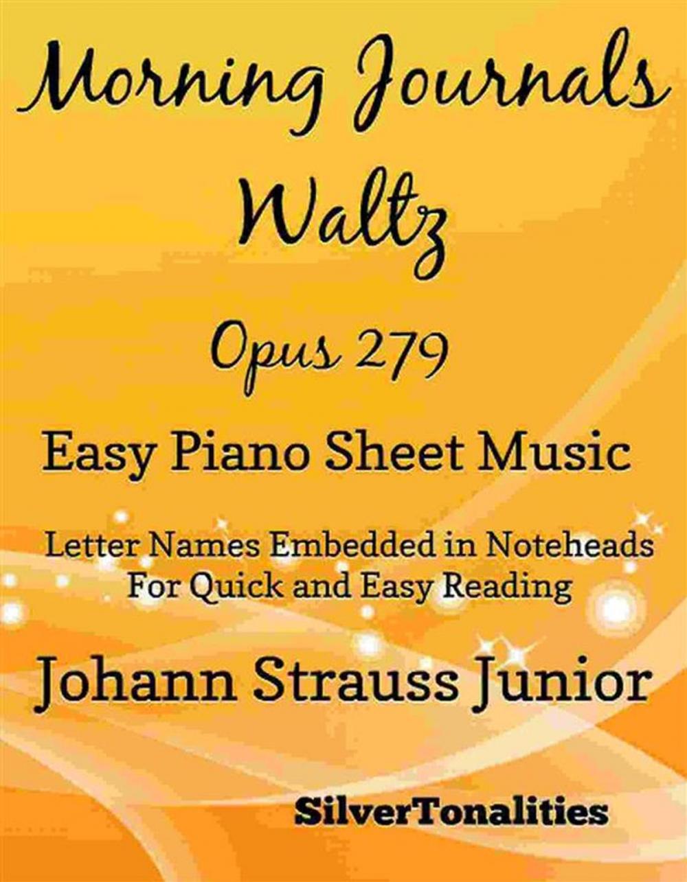 Big bigCover of Morning Journals Opus 279 Easy Piano Sheet Music