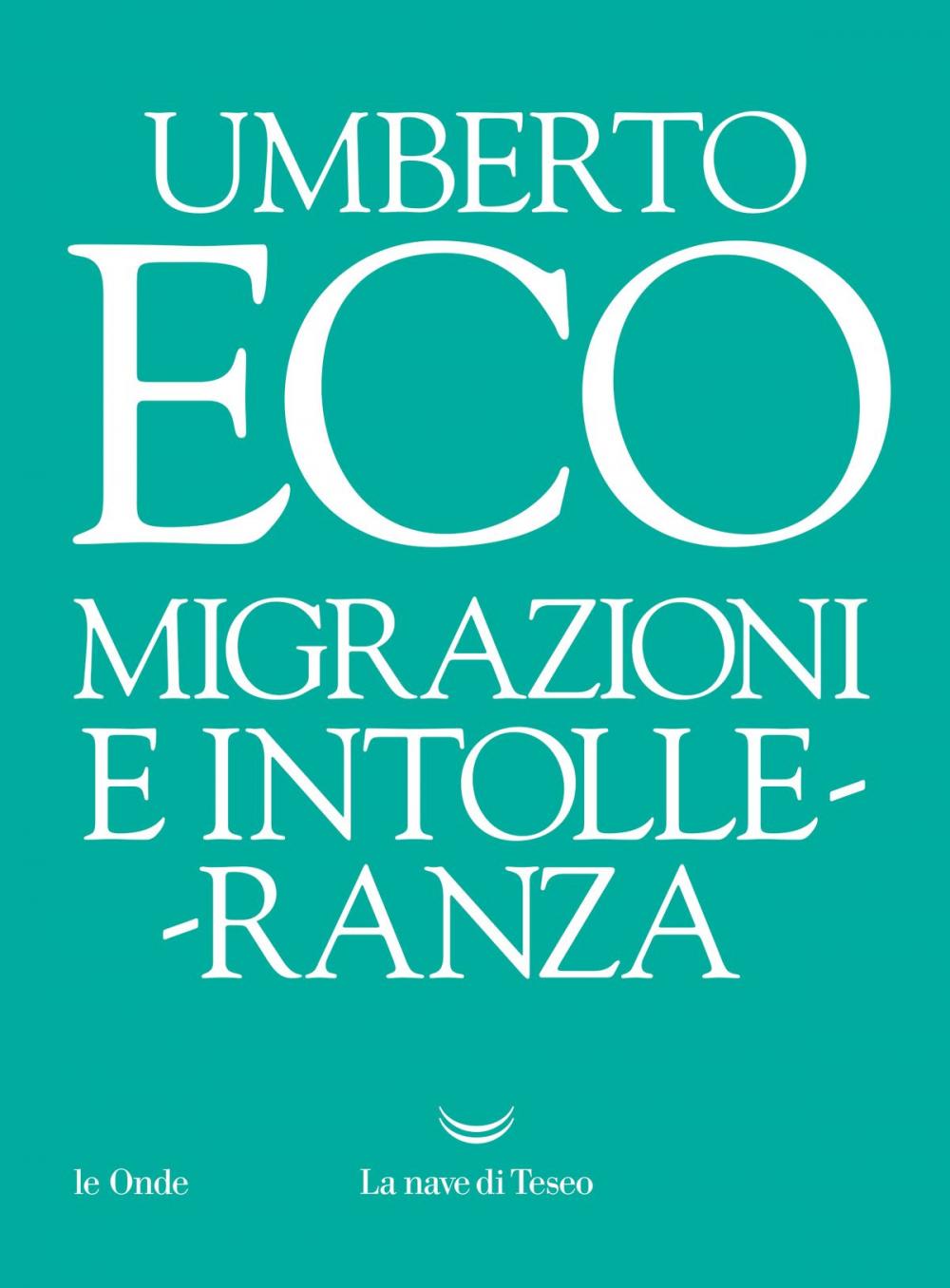 Big bigCover of Migrazioni e intolleranza