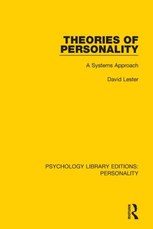 Cover of the book Theories of Personality by James Shields
