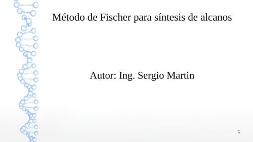 Cover of the book Método de Fischer para la síntesis de alcanos by Sergio Martin, Sergio Adrián Martin