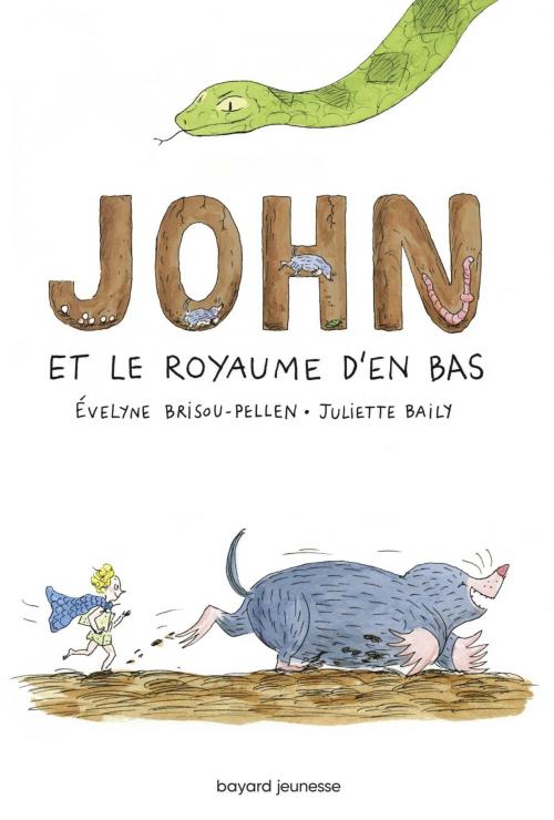 Cover of the book John et le royaume d'en bas by Evelyne Brisou-Pellen, Bayard Jeunesse