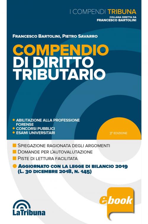 Cover of the book Compendio di diritto tributario by Francesco Bartolini, Pietro Savarro, Casa Editrice La Tribuna