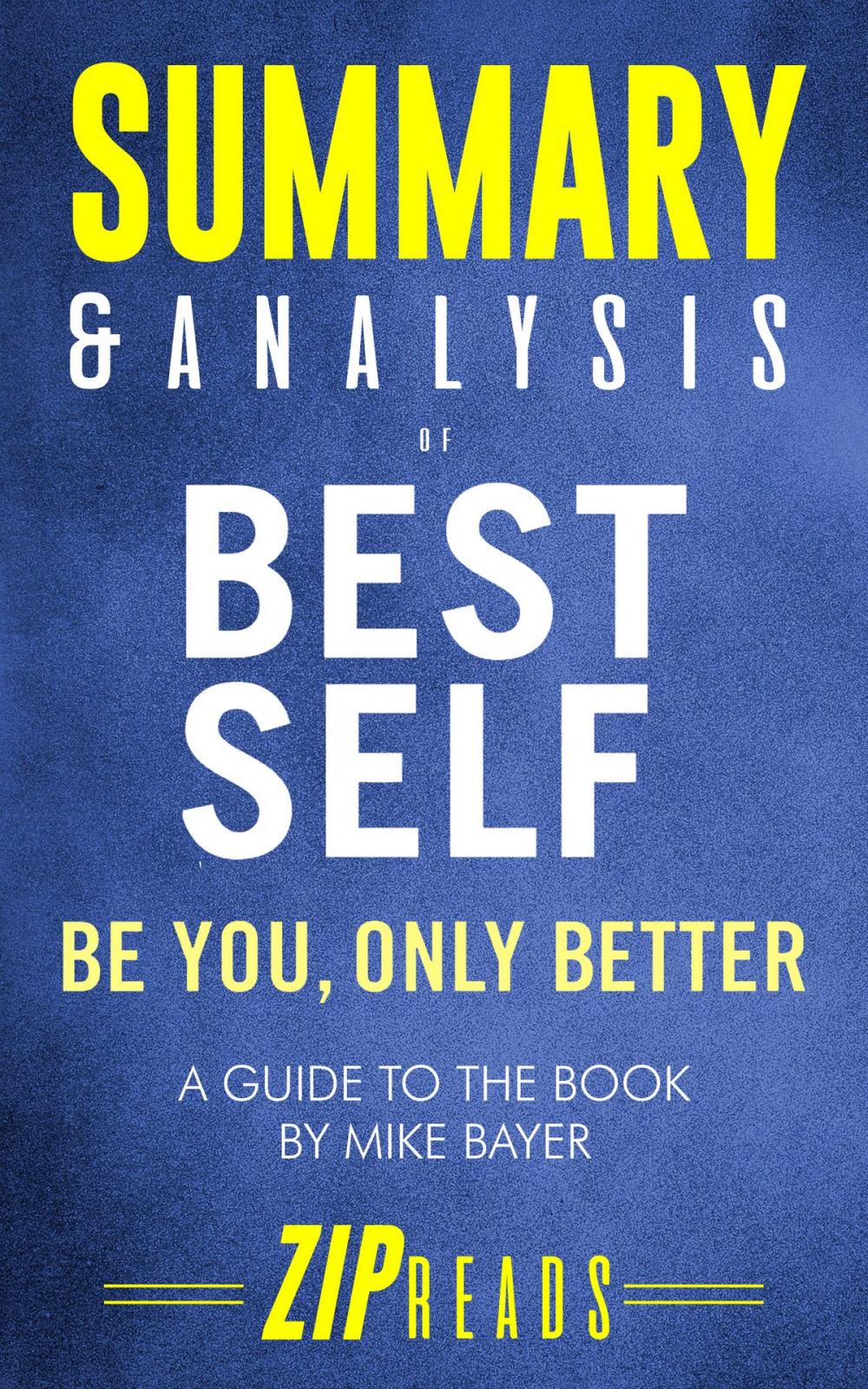 Big bigCover of Summary & Analysis of Best Self