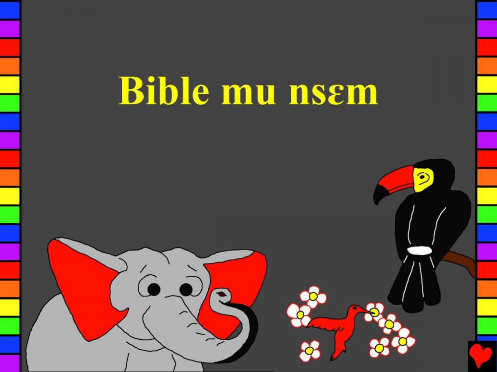 Big bigCover of Bible mu nsɛm