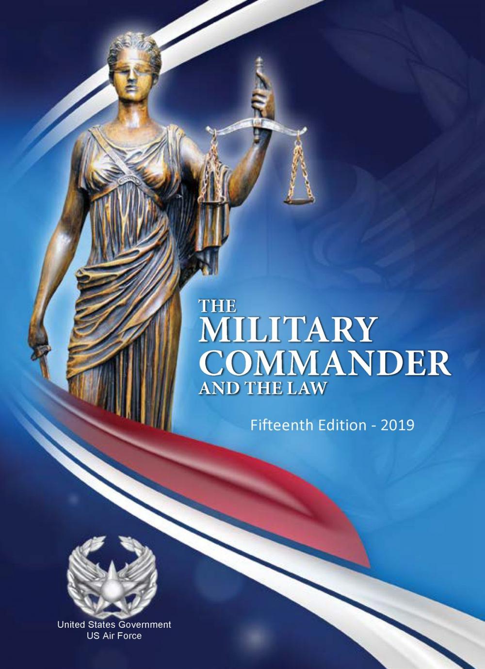 Big bigCover of The Military Commander and the Law Fifteenth Edition – 2019