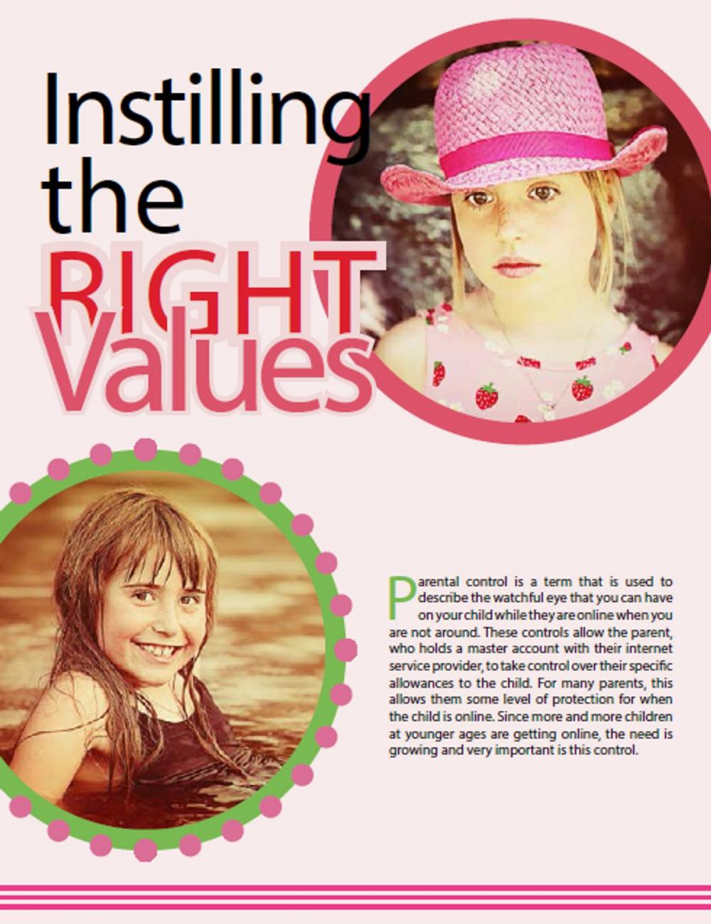 Big bigCover of Instilling The Right Values