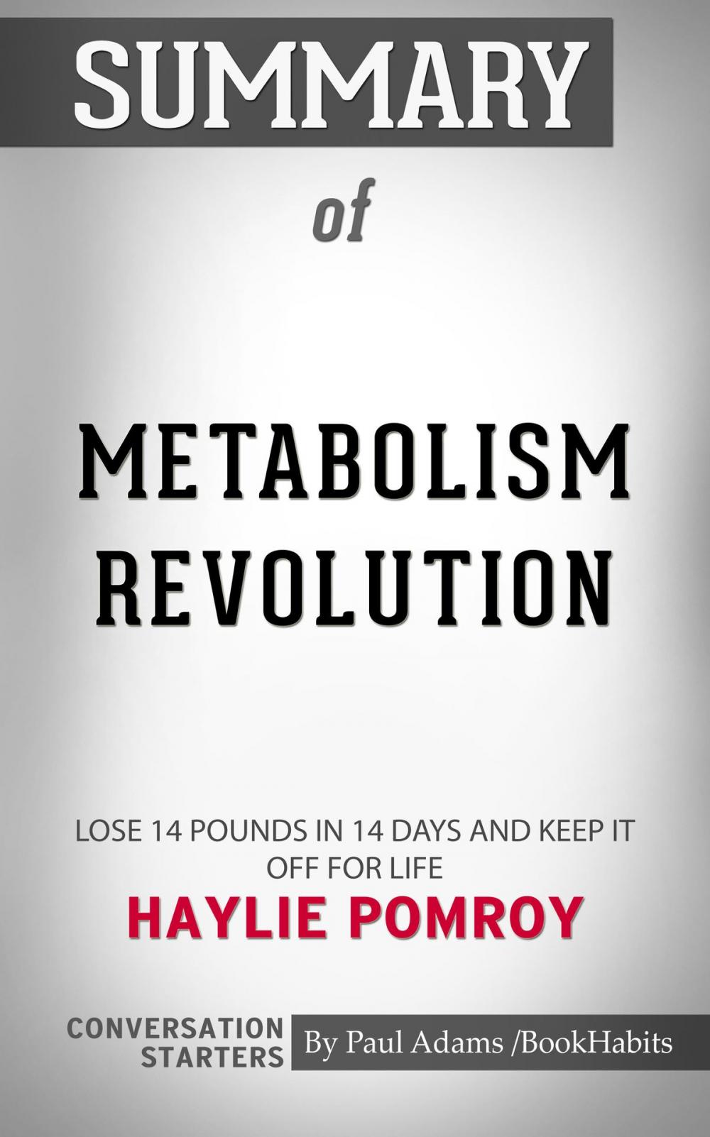 Big bigCover of Summary of Metabolism Revolution