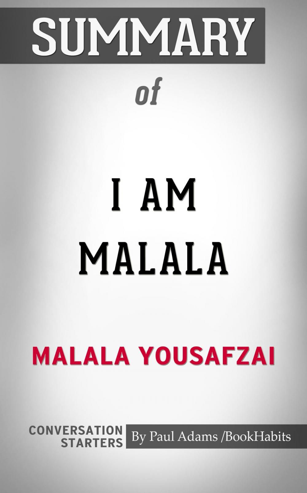 Big bigCover of Summary of I Am Malala