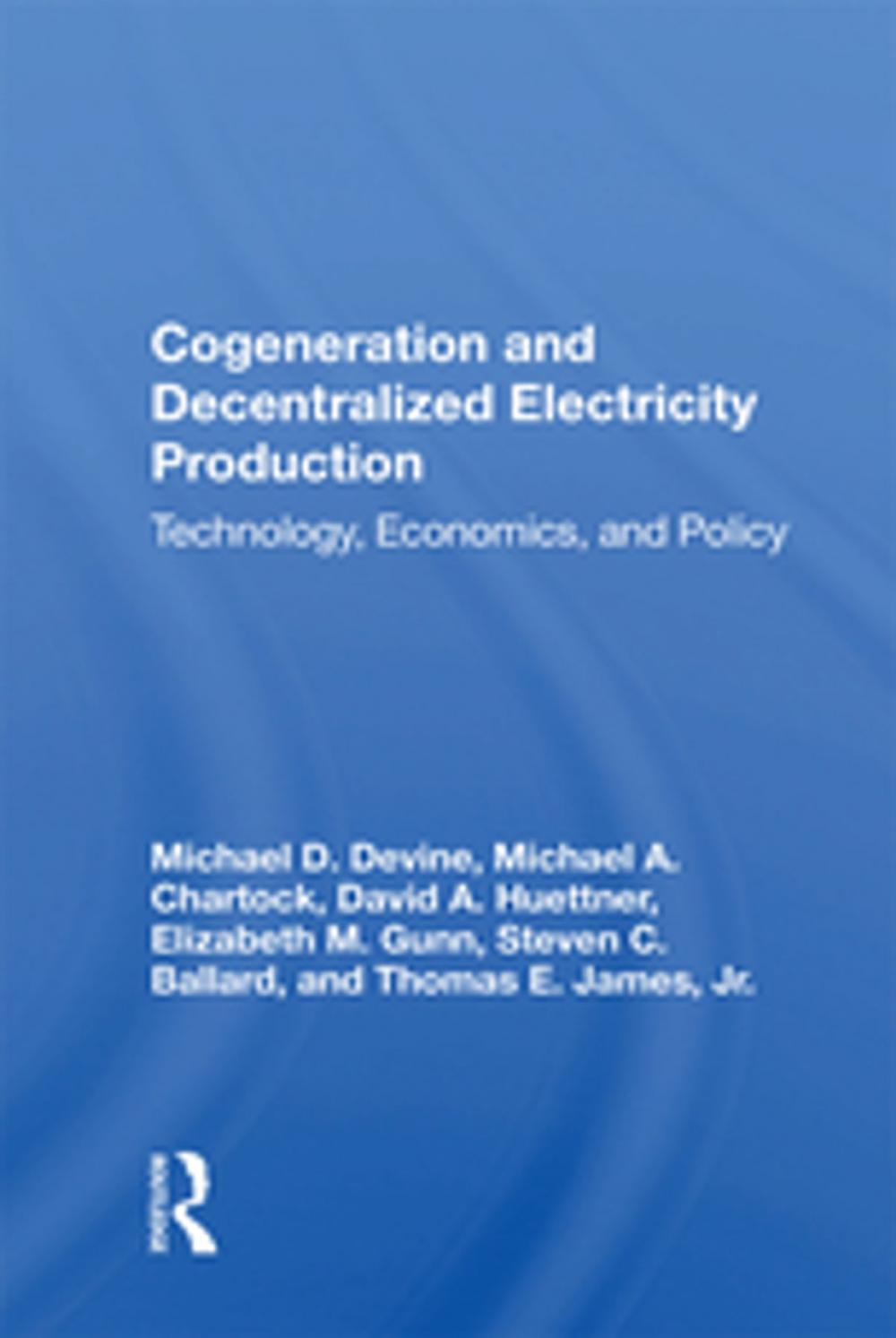 Big bigCover of Cogeneration And Decentralized Electricity Production