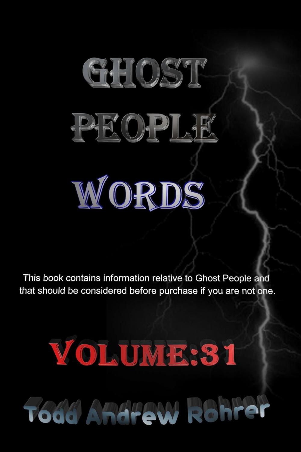 Big bigCover of Ghost People Words: Volume :31