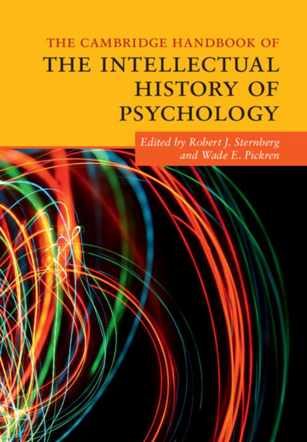 Big bigCover of The Cambridge Handbook of the Intellectual History of Psychology